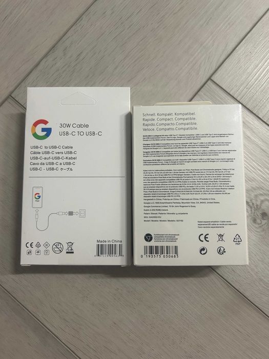 Швидкісна зарядка для Google Pixel 30w 1m кабель з зарядним блоком
