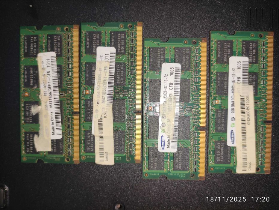 Memorias RAM para portatil ddr2 2gb