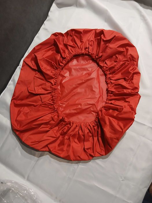 Pokrowiec przeciwdeszczowy na kosz rowerowy Nice'n'Dry czerwony