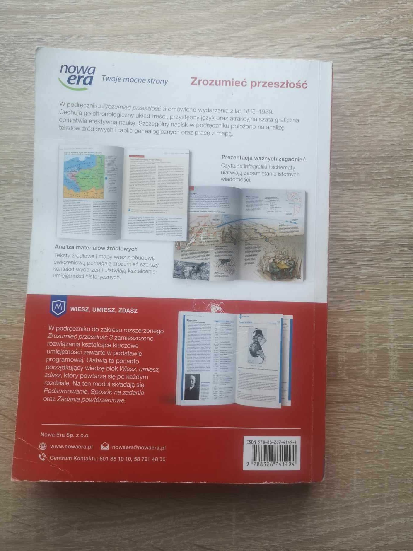 "Zrozumieć przeszłość 3", zakres rozszerzony, Historia, nowa era