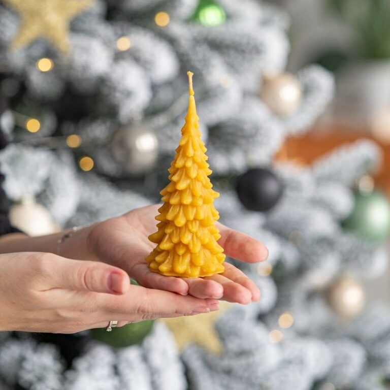 Свечка новогодняя елка / декоративная свеча / новогодний подарок