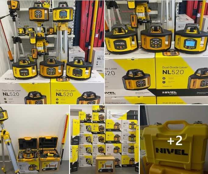 Nivel System NL520 Digital RD700 Statyw SJJ1 Łata LS-24 Niwelator