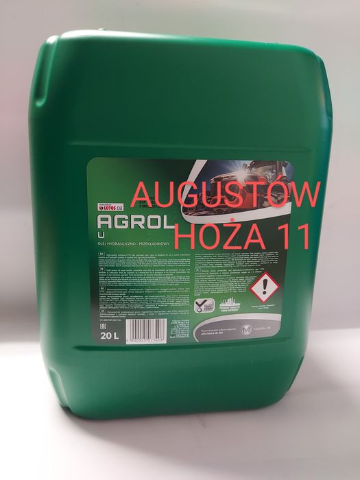 Olej przekładniowo-hydrauliczny Agrol U 20l 17kg