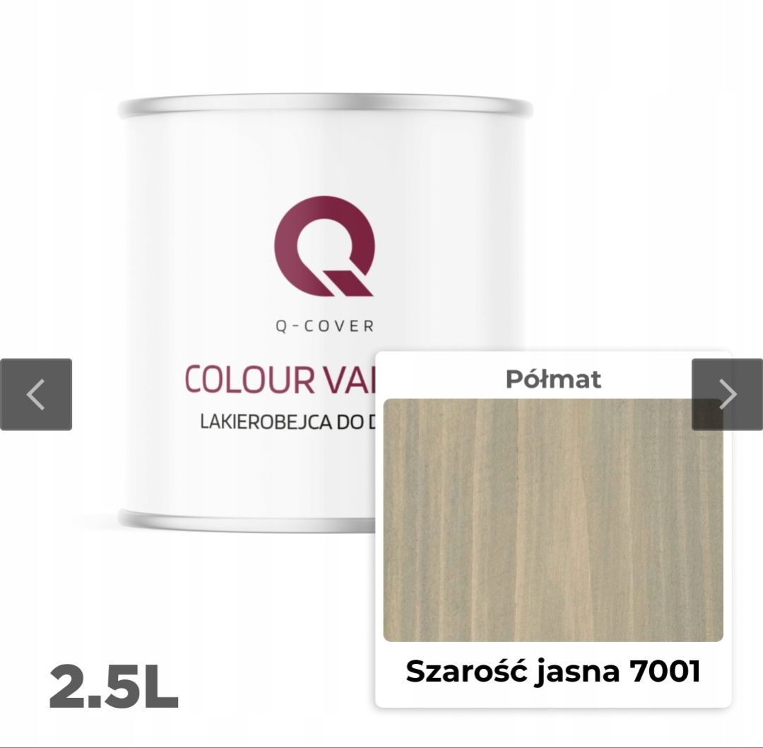 Lakierobejca Jasnoszary 2,5l Lakier Bejca