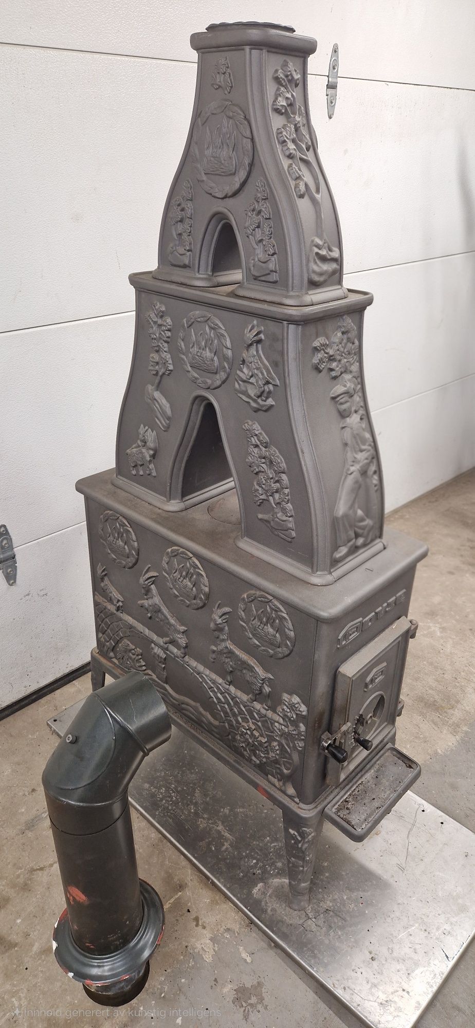 Piec Dovre 40 ( bukkene Bruse ),3 piętrowy.