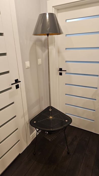 Lampa unikat gazetnik podłogowa UNIKAT PRL vintage