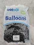 Balony B75 Metallic Black 100 szt