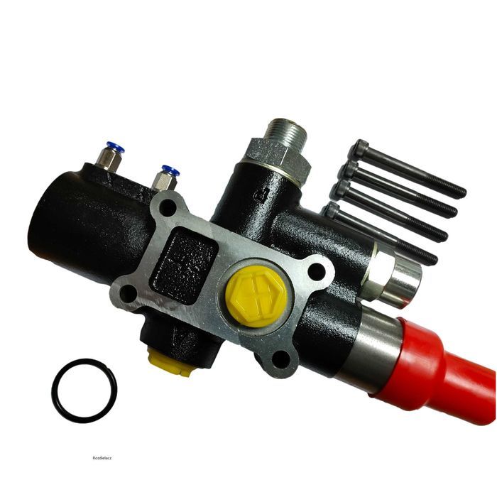 Zawór rozdzielacz siłownika wywrotki sterowany pneumatycznie