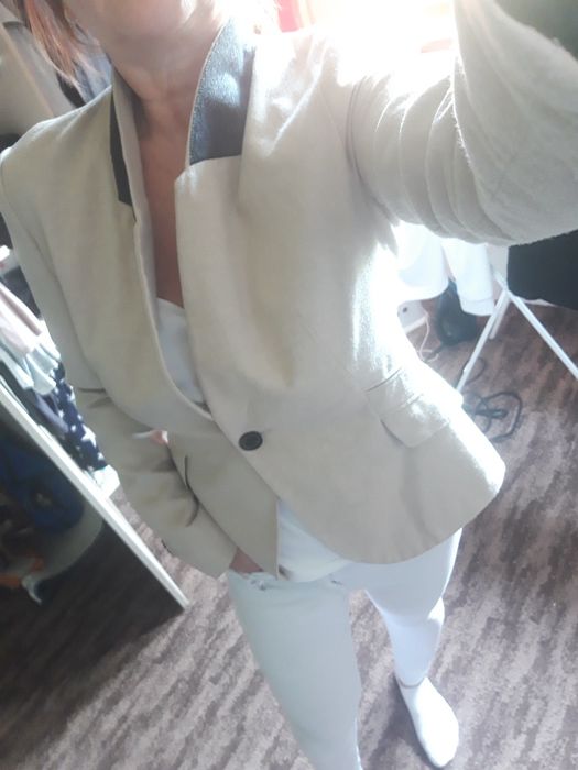 Marynarka damska żakiet Zara Basic S/M