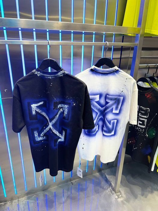 Off-white футболка оверсайз оригинал мужская  унисекс черная