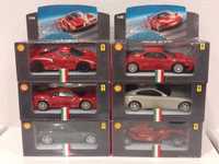 Kolekcja SHELL Ferrari - 6 modeli - STAN KOLEKCJONERSKI - UNIKAT 1:38