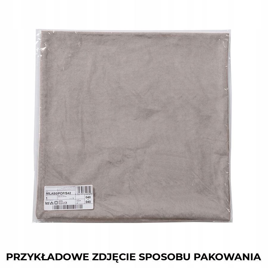 Milas Poszewka, 50x50cm, kolor pastelowy szary