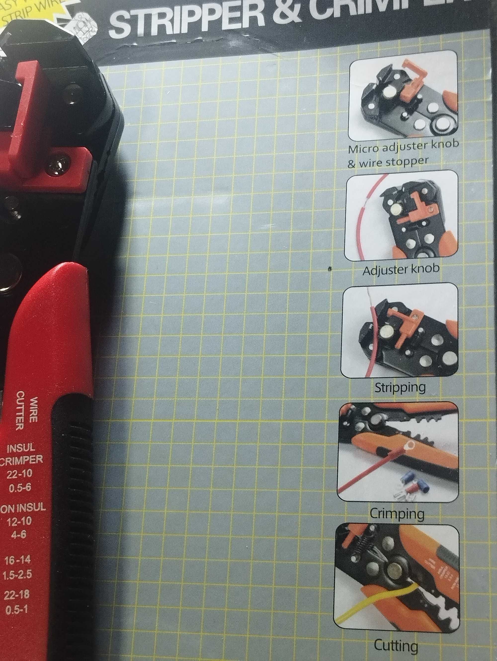 Descarnador automático profissional para eletricista