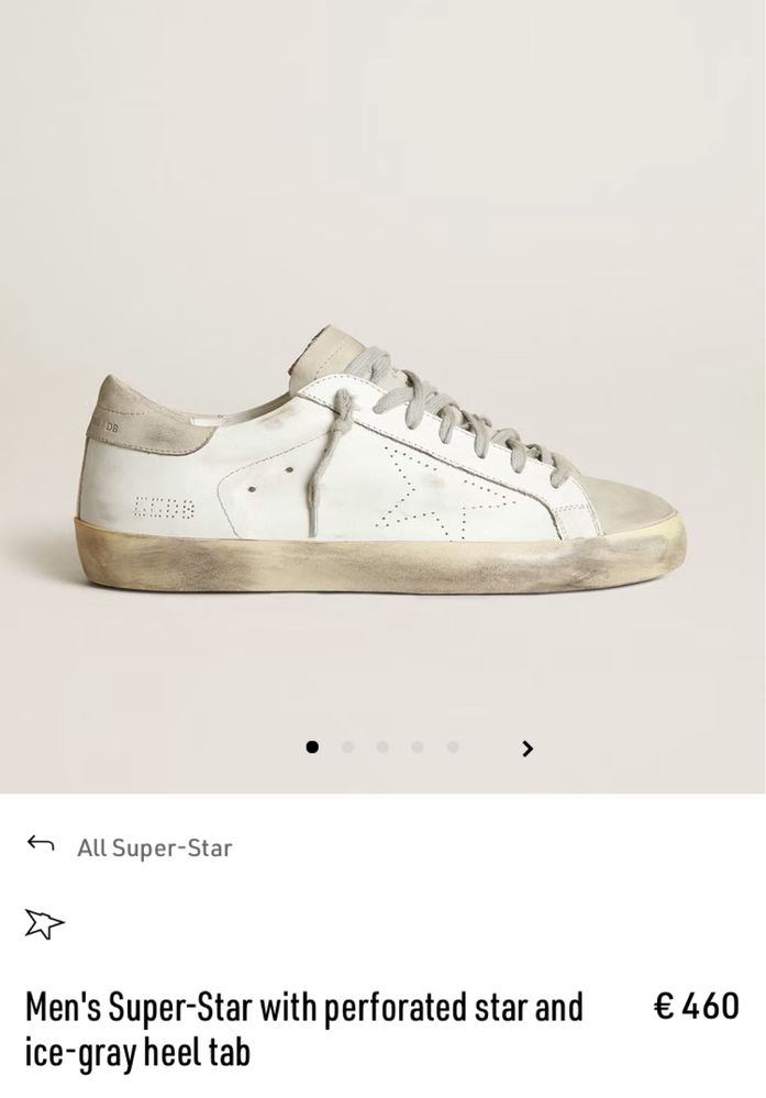 Tenis Golden Goose, novos