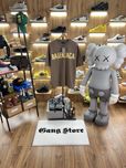 Футболка Balenciaga Tape Type Logo Brown