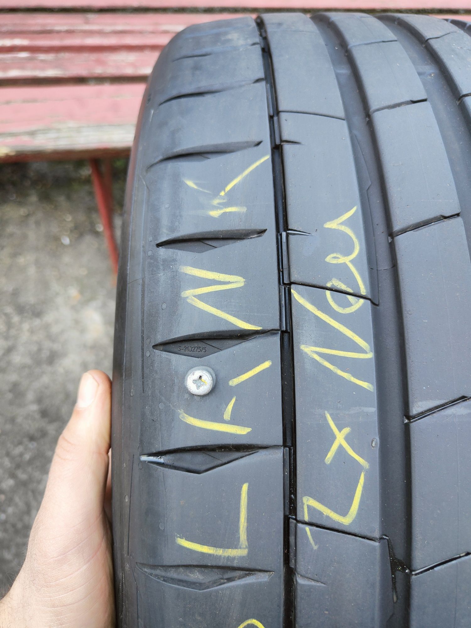 1szt Continental SportContact 7 255/40/19 100Y XL listopad 2021rok