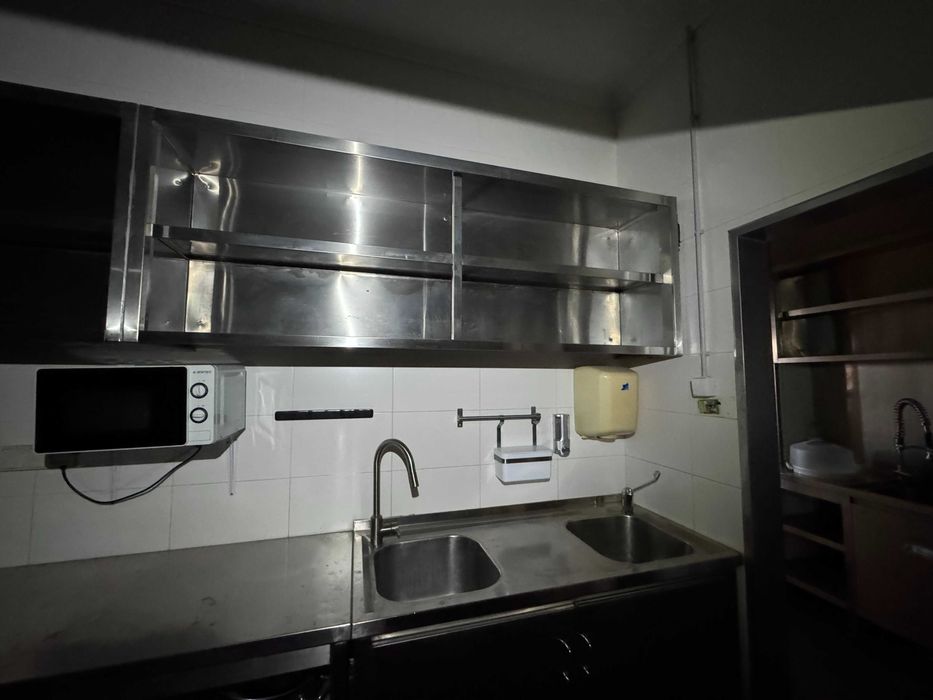 Armários Suspensos de Parede em Inox – 196,5x40x70cm - 1 unidade