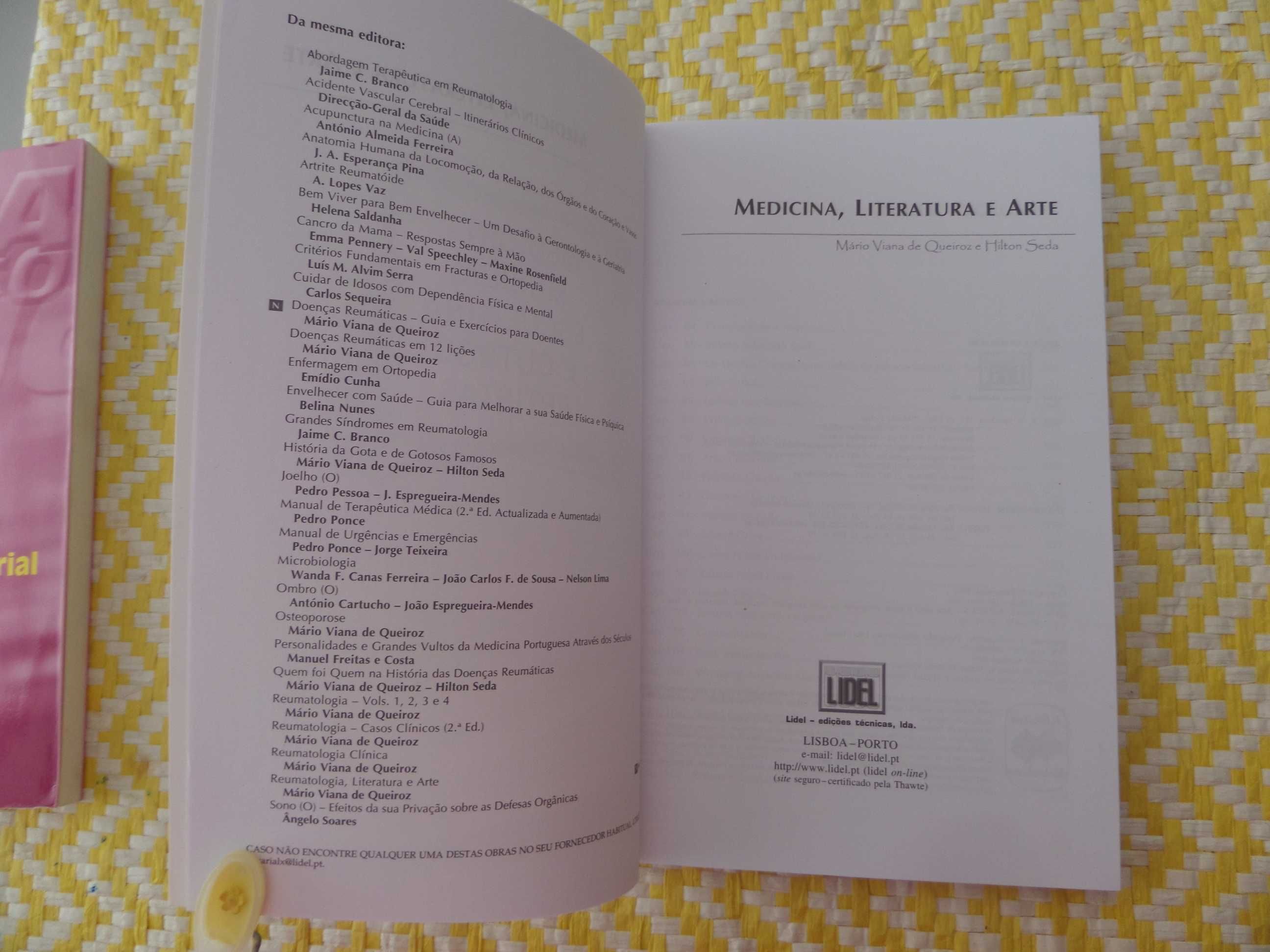 MEDICINA, LITERATURA E ARTE
de Hilton Seda e Mário Viana de Queiroz