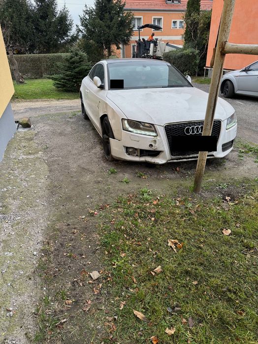 Audi A5 !!! 8T - Biała Perła !!! Uszkodzone.