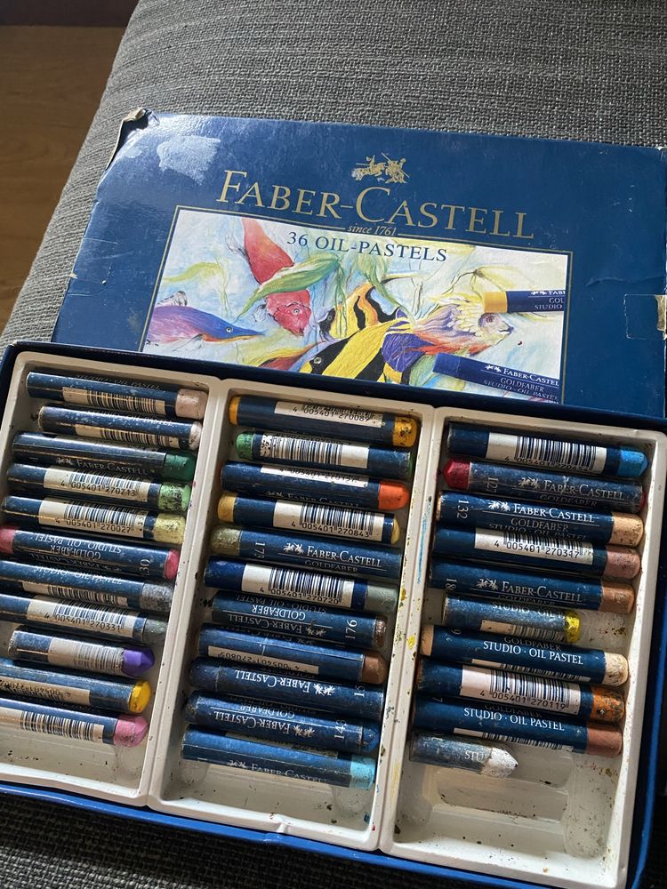 Faber castle pastel de oleo