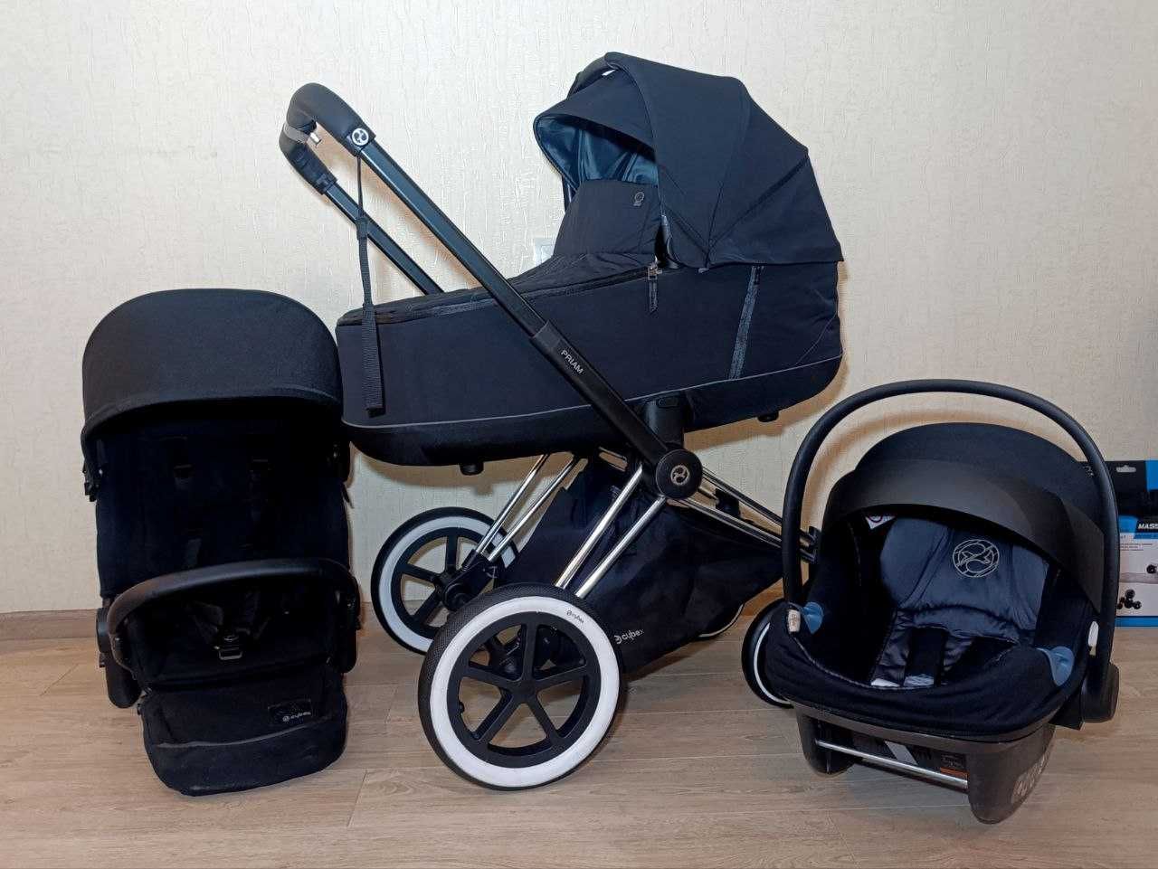 3в1, Cybex Priam Black коляска ідеальний стан
