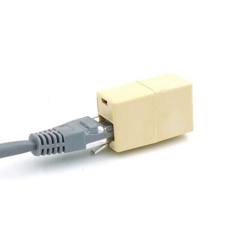 Łącznik LAN RJ45, Cat 5, cat5e, 8pin, żeńskie RJ45 z obu stron