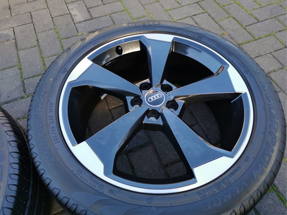 5x112 Koła Letnie R20 AUDI Rotor Q5 SQ5 8R0 80A ET39 255/45 Pirelli