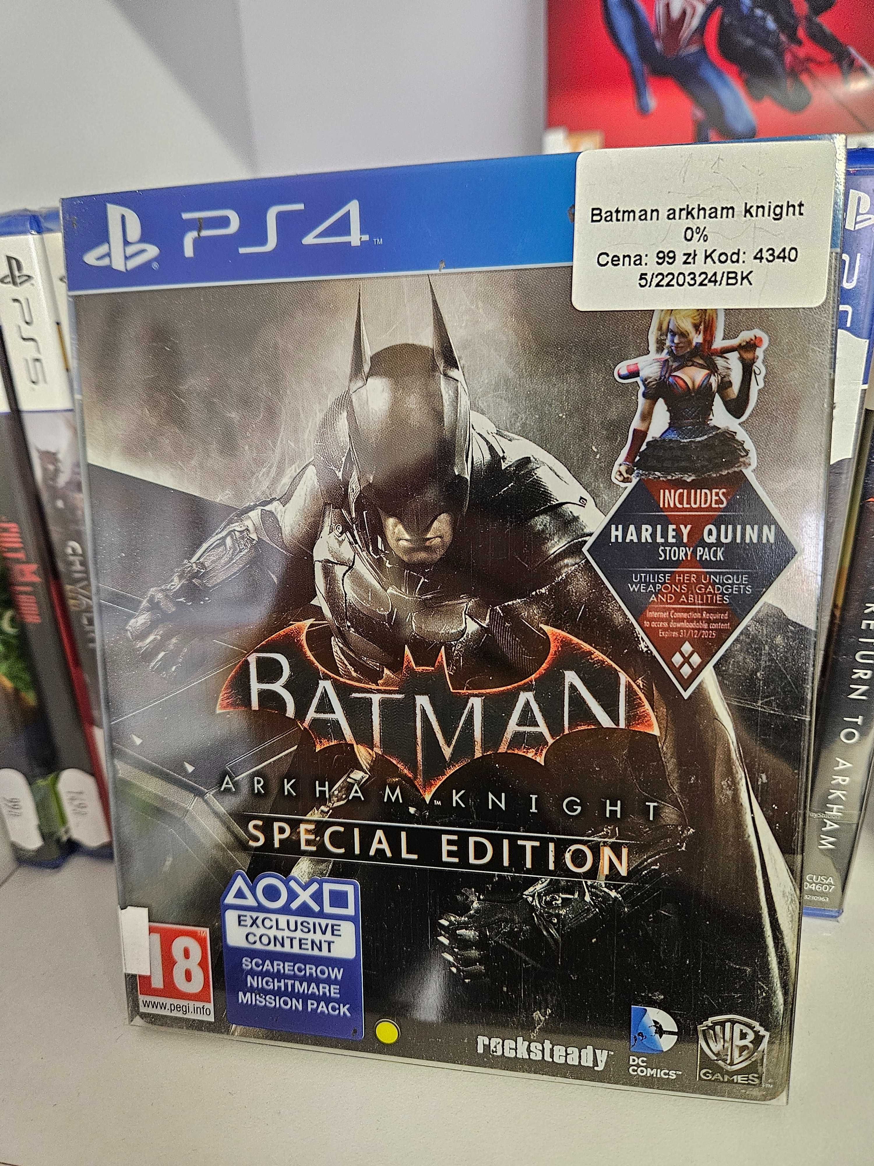 Gra Batman Arkham Knight Special Edition PS4   4340
