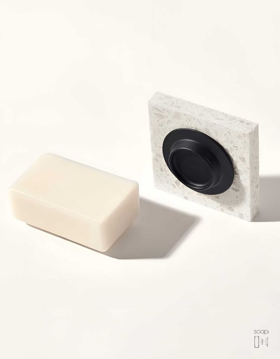 Soapi Black - Magnetyczny Uchwyt do Mydła i Szamponu