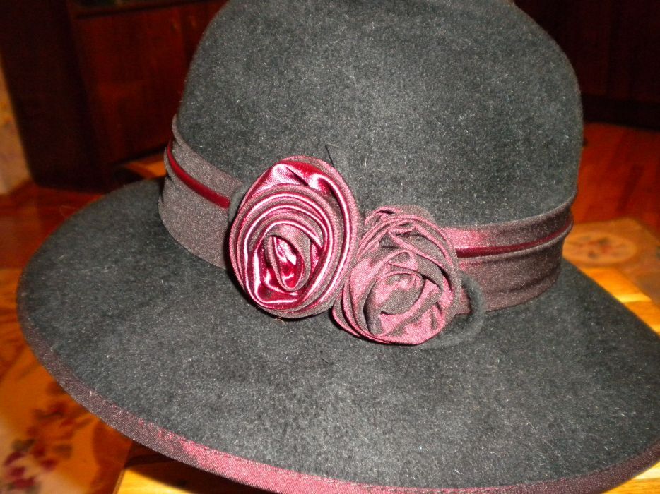 Натуральный фетр шляпка шапка