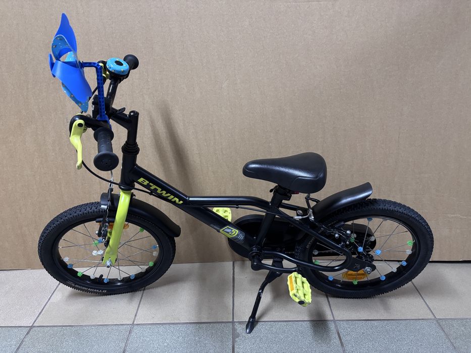 Btwin 16" 500 dark hero, rower dziecięcy, stan BDB