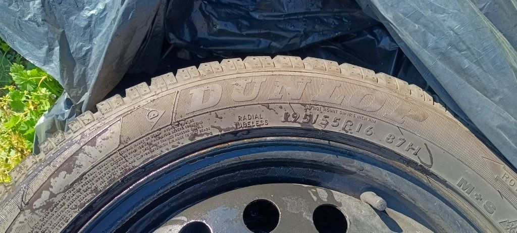 Dunlop Run Flat Winter Sport 195/55 R16 + felga