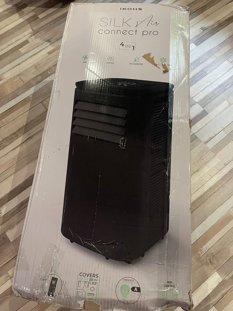 Przenośny klimatyzator 4-w-1 WiFi 9000 BTU z pompą ciepła
