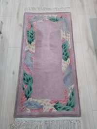 Wełniany dywanik 2 sztuki chodnik z wełny sypialnia