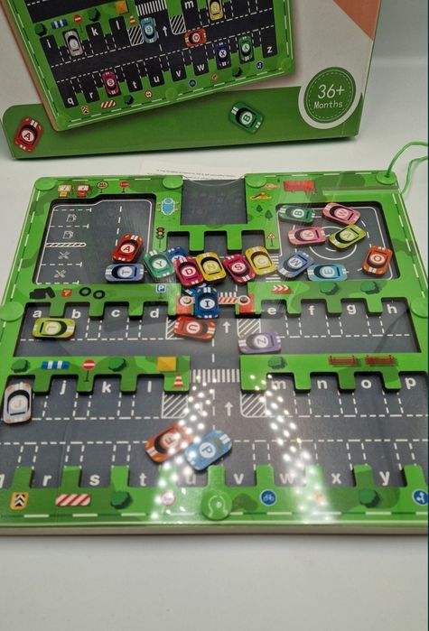 magnetyczna Labirynt Montessori,alfabet, labirynt