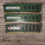 Pamięć RAM DDR3 2GB Samsung M378B5773CH0-CH9 (x2) + DDR 1GB Kingston K
