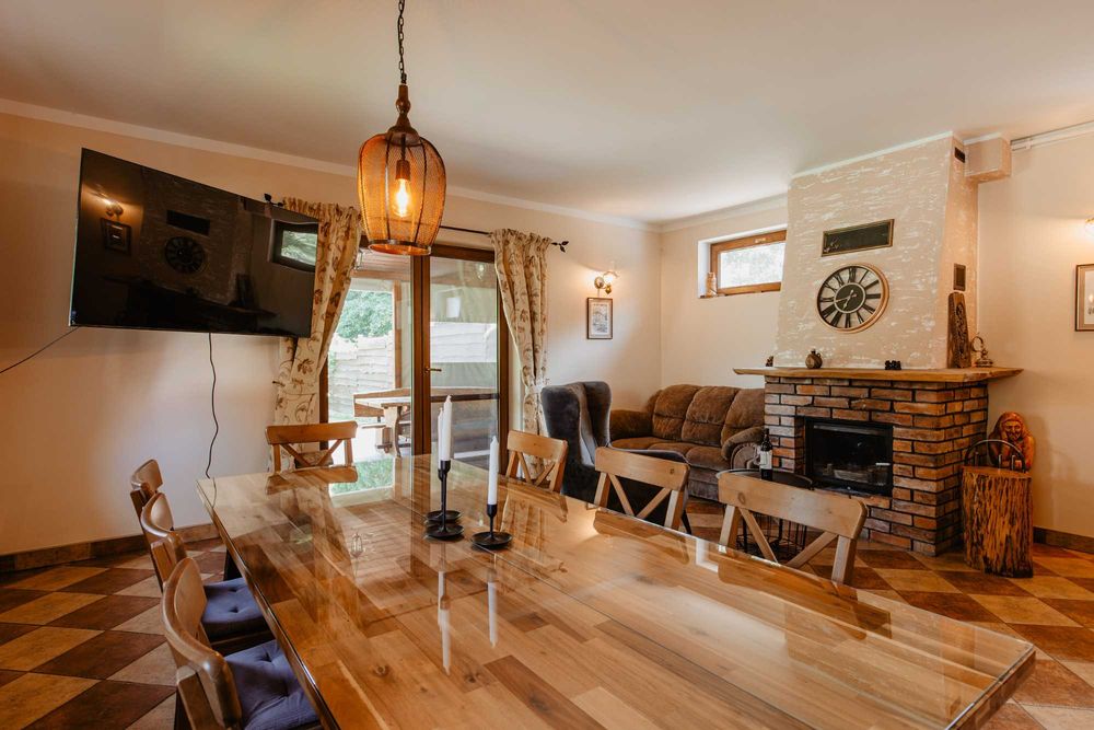 Sylwester Dom Lux 4 syp. + apartament 4 os. dla 12-18 os. Bania/sauna