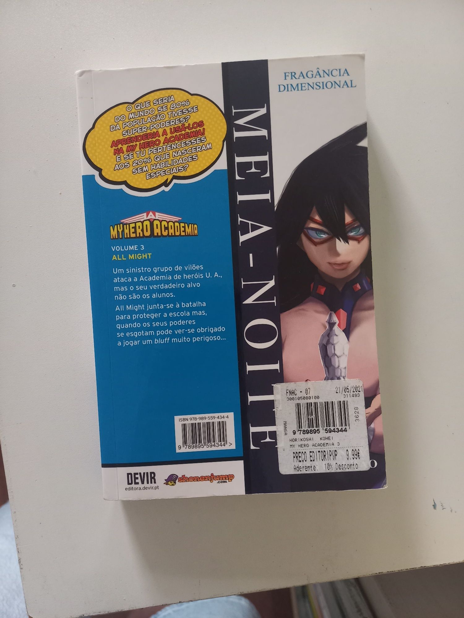 Manga My Hero Academia, Volume 3 [ Português]