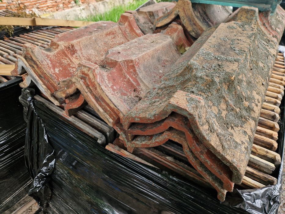 Dachówka z demontażu, poniemiecka