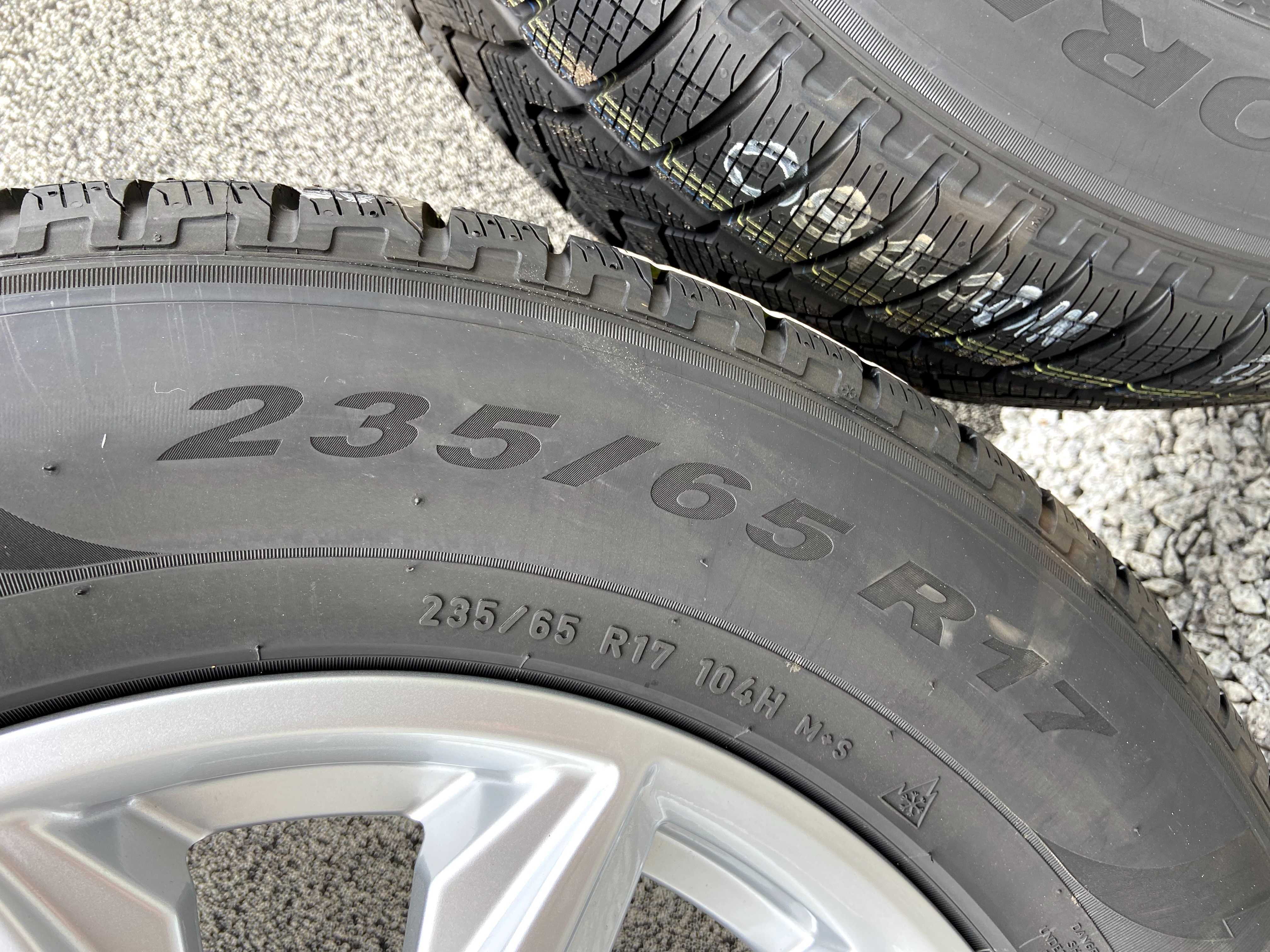 Oryginalne koła zimowe 17 5x112 Audi Q5 Pirelli 235/65R17