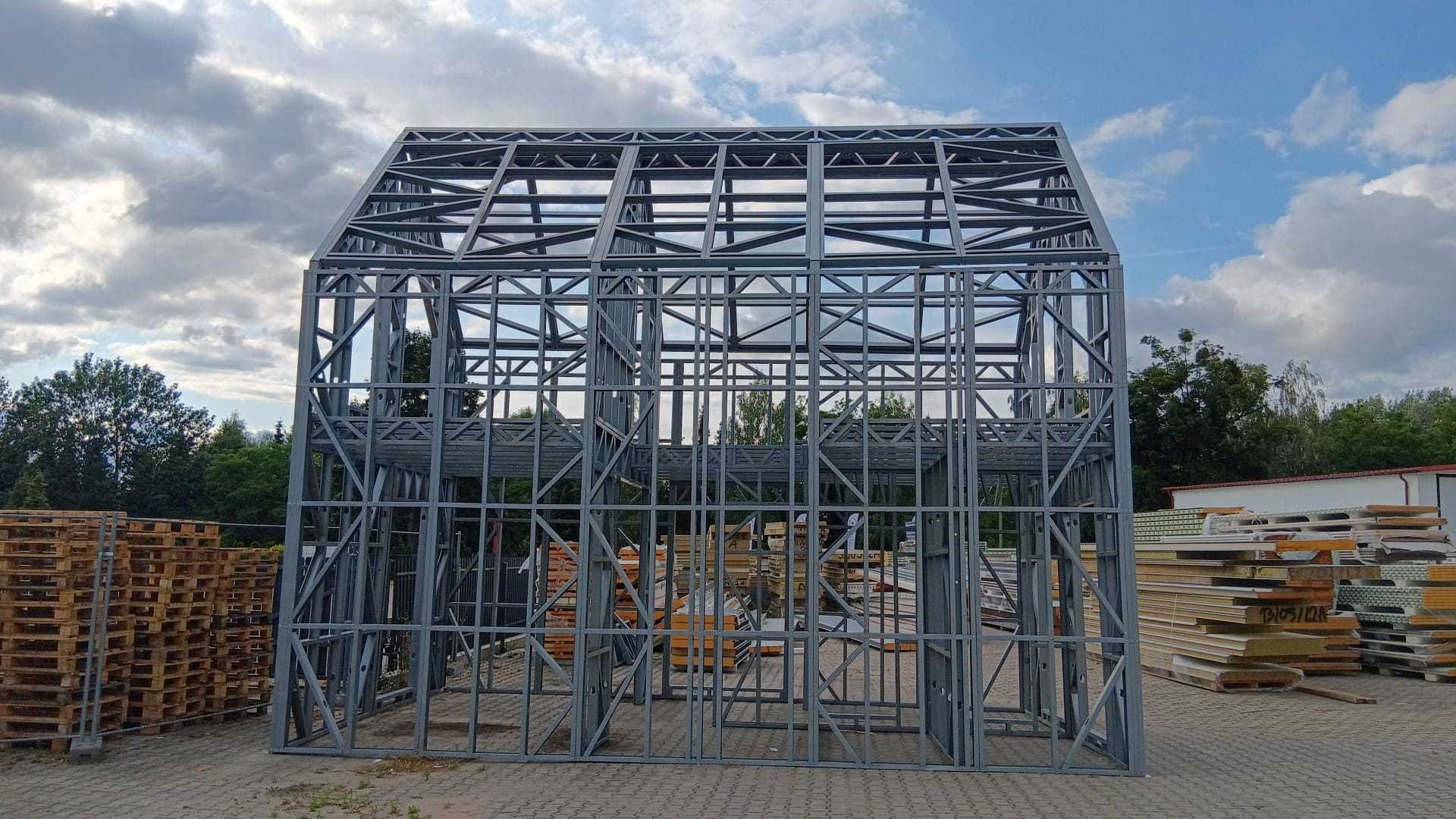 Domek 35m2, dom na zgłoszenie - konstrukcja stalowa szkieletowa