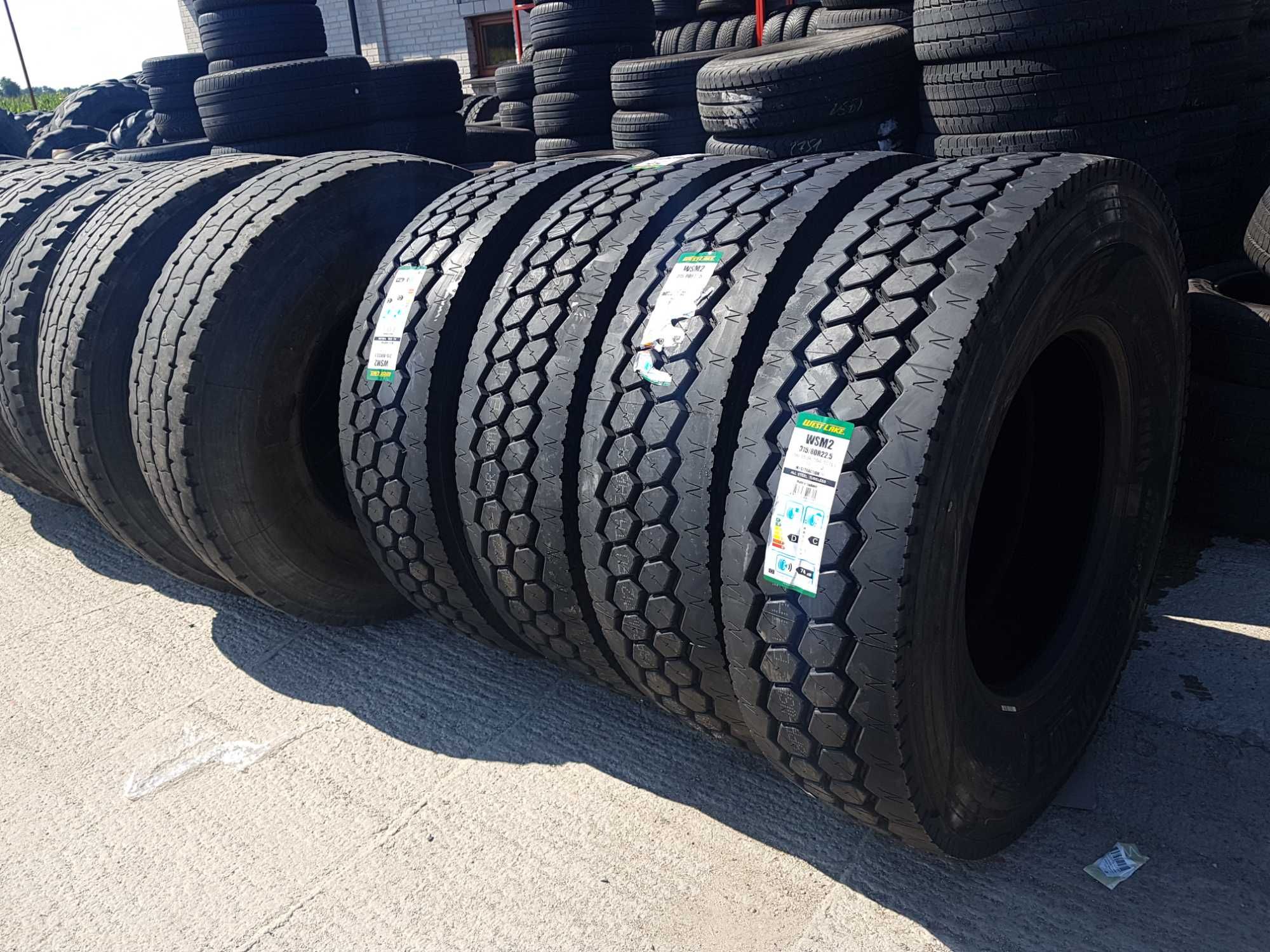 Nowe opony 315/80/R22,5 Blacklion BA 220 WESTLAKE WSM2 budowlane