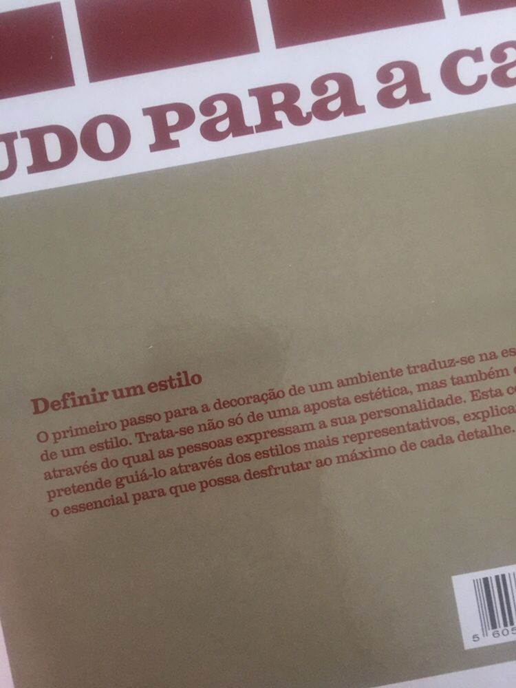 3 livros de “tudo para a casa”