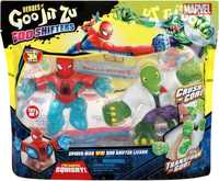 ОРИГИНАЛ! Гуджитсу Человек Паук и Ящер Goo Jit Zu Spider-Man vs Lizard