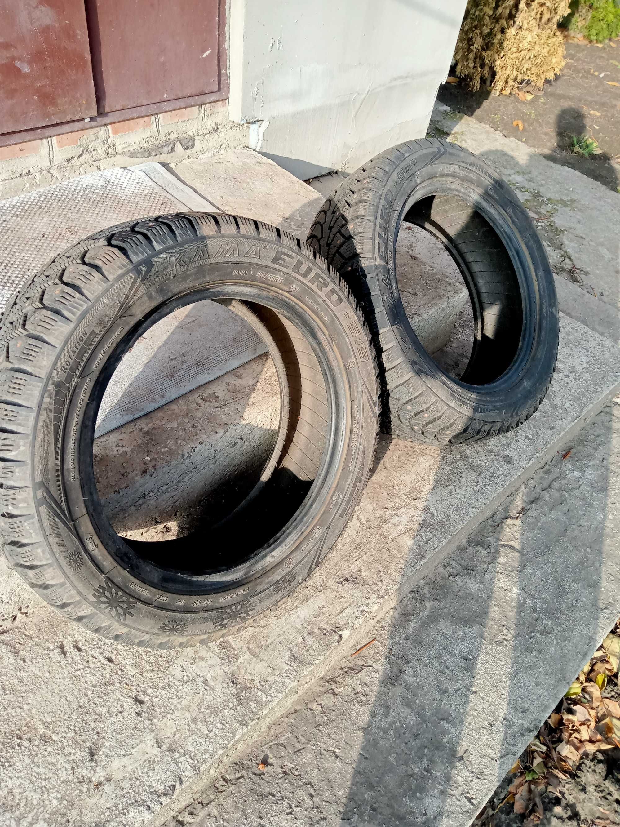 Продам зимову резину KAMA. 195 55 R15