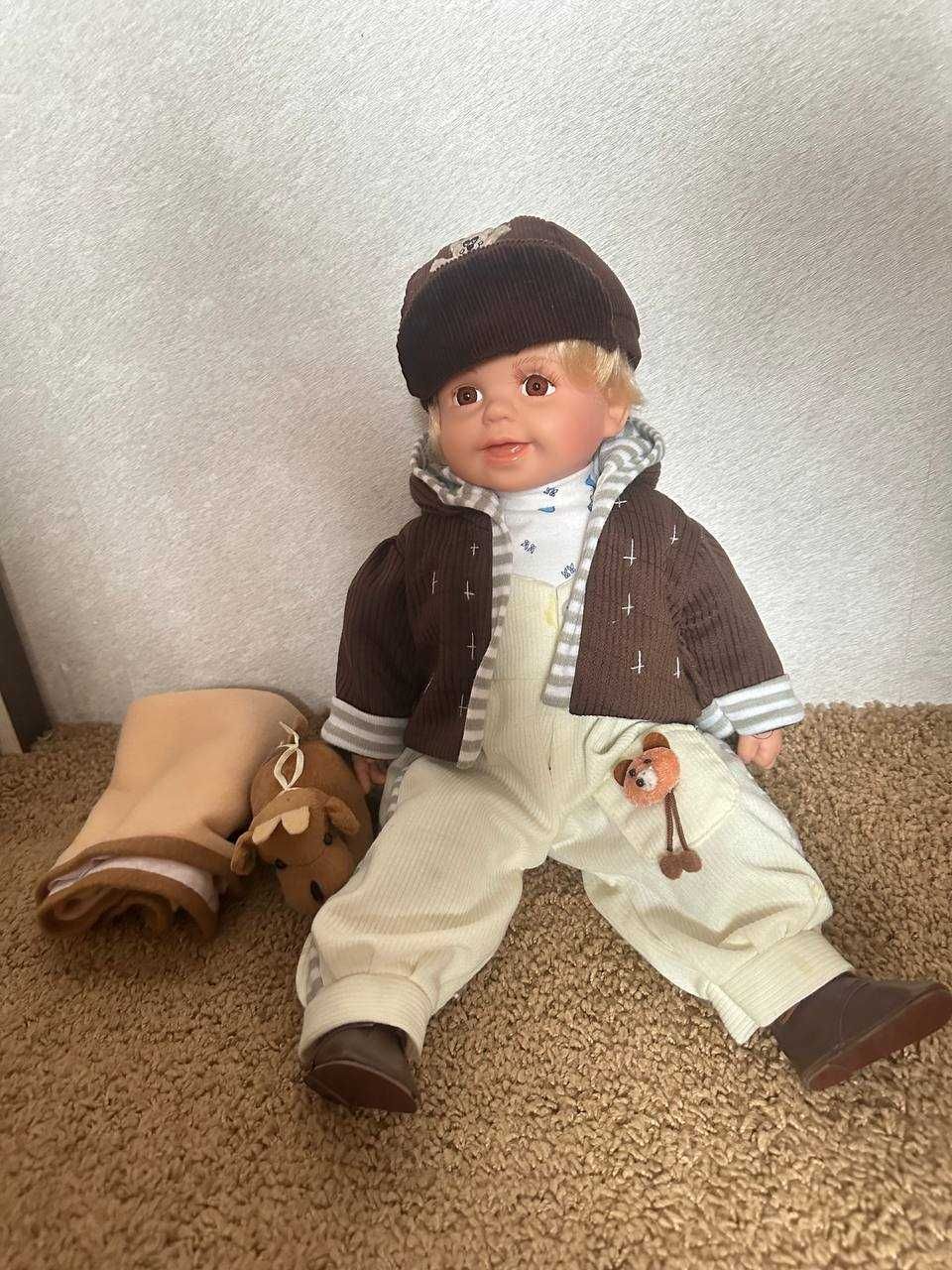 8 Марта  Подарунок Кукла Reborn мальчик  коллекционная Vinil Doll