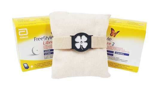 Opaska ochronna na sensor FreeStyle Libre 2 Koniczynka Cielista