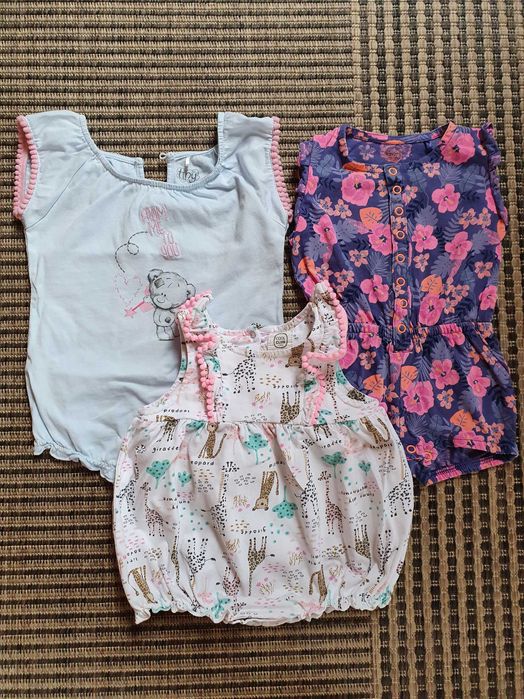 Rampersy dla dziewczynki r. 68