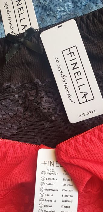 4×Damskie majtki figi z wysokim stanem 3 XL