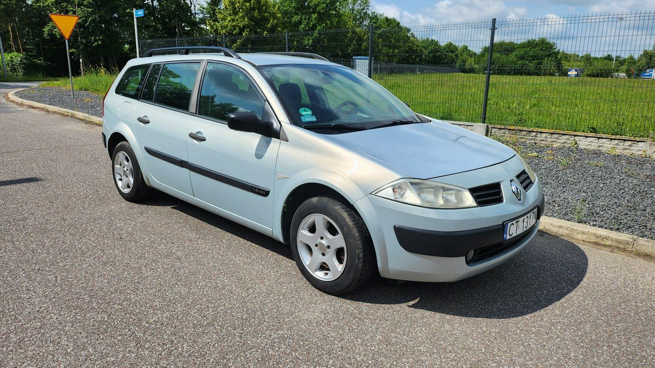 Renault Megane II 1.4 LPG GAZ 113KM Klima Relingi Alu Ładna FILM